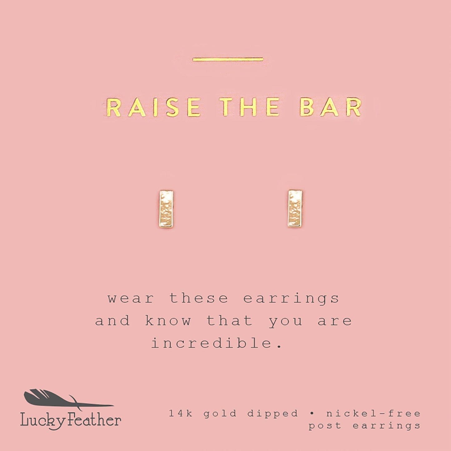 Raise the Bar Stud Earrings